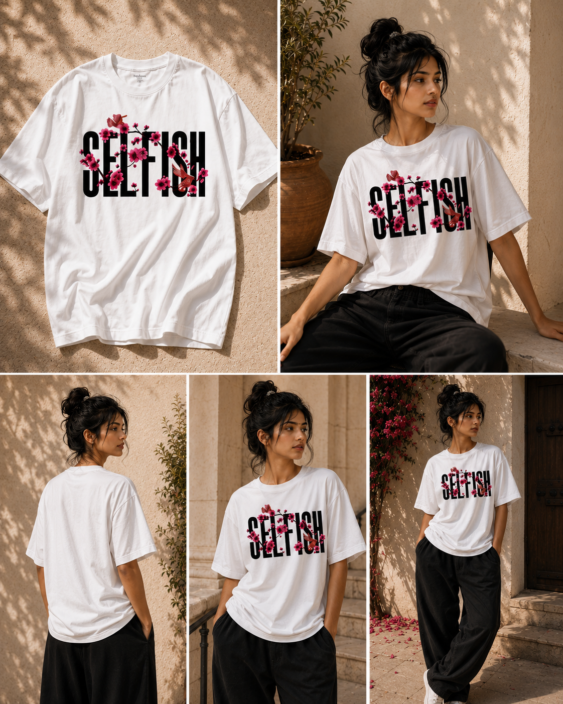 Unisex Selfish Oversized Classic T-Shirt