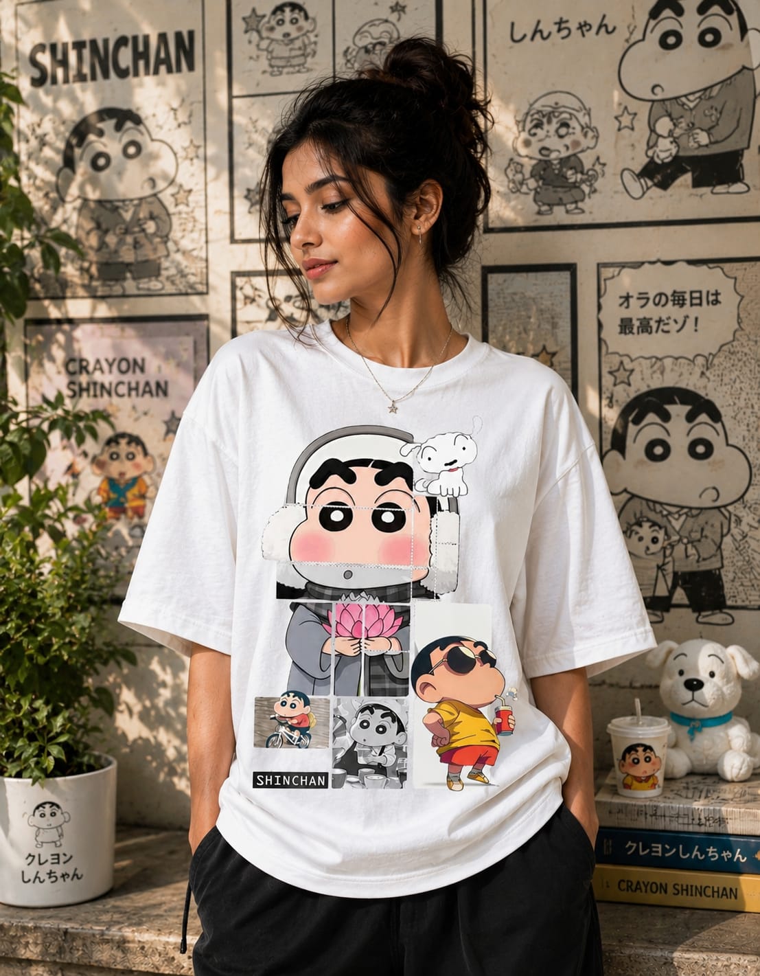 Unisex Shinchan Classic Tee