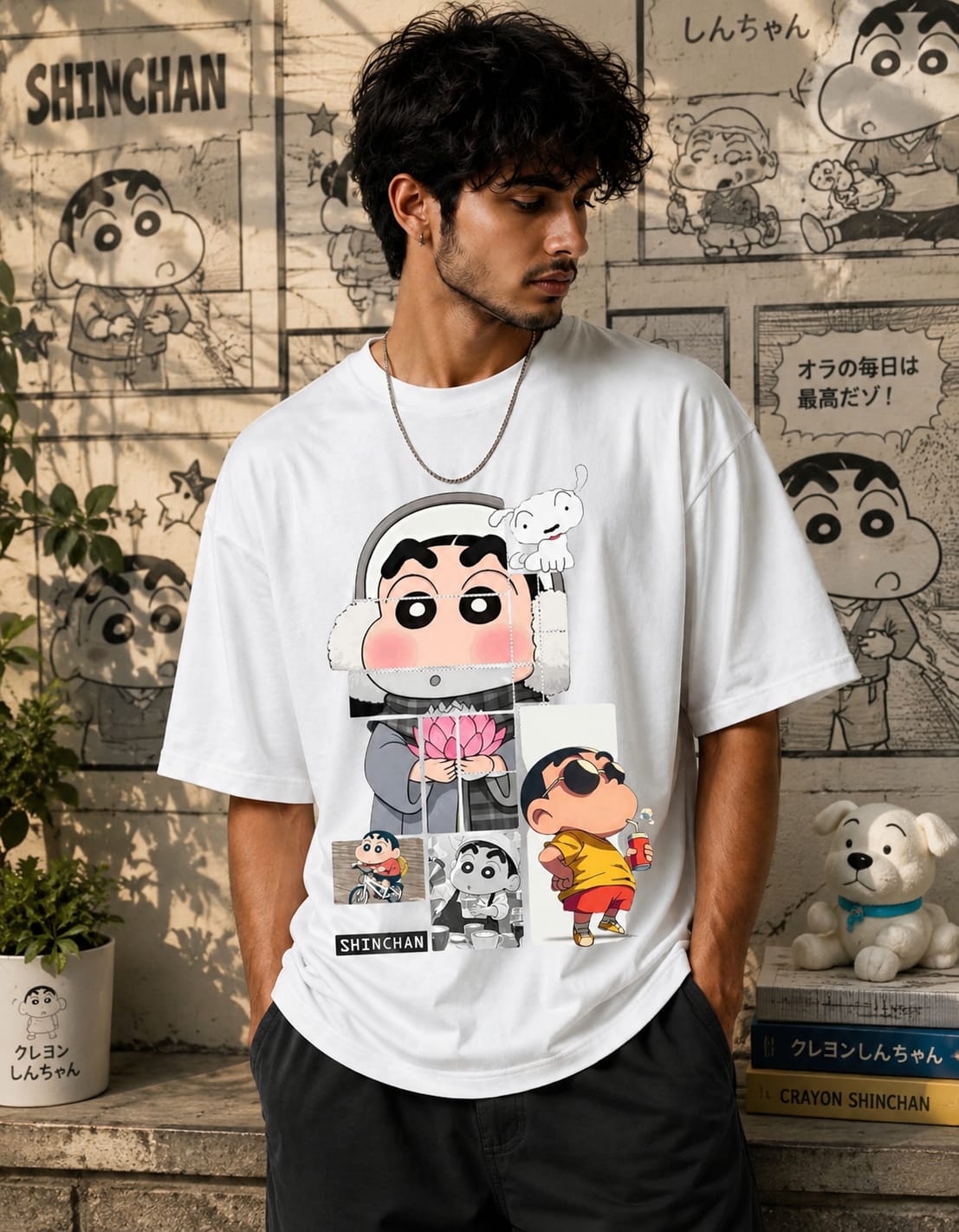 Unisex Shinchan Classic Tee