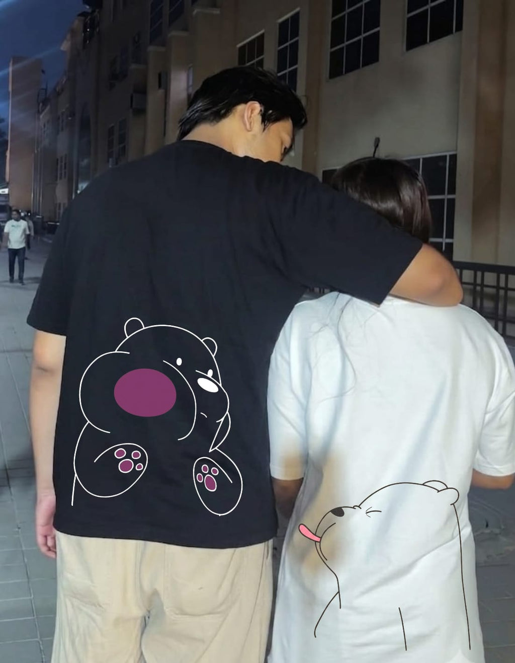 Couple Oversized Fit T-shirts (Set of 2)