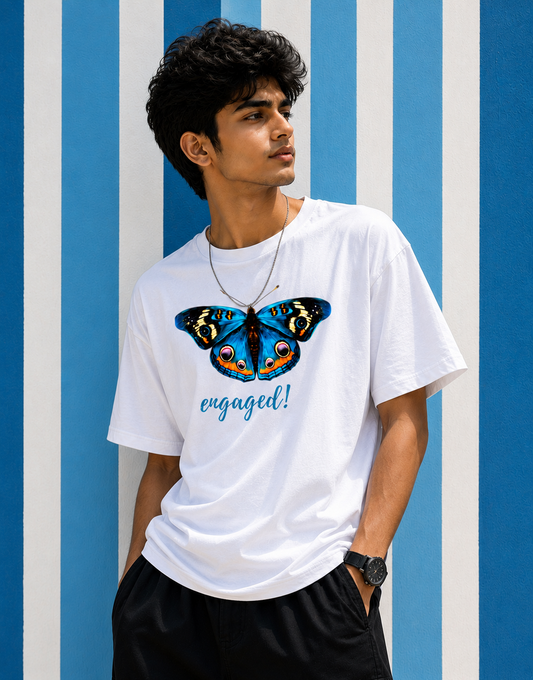 Unisex Oversized Butterfly Classic T-Shirt