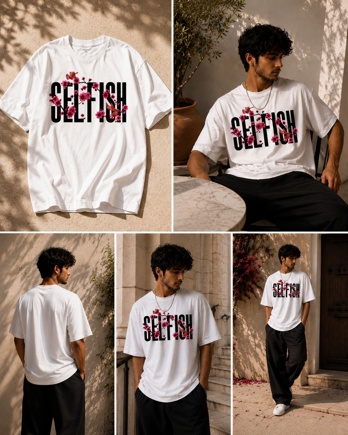 Unisex Selfish Oversized Classic T-Shirt