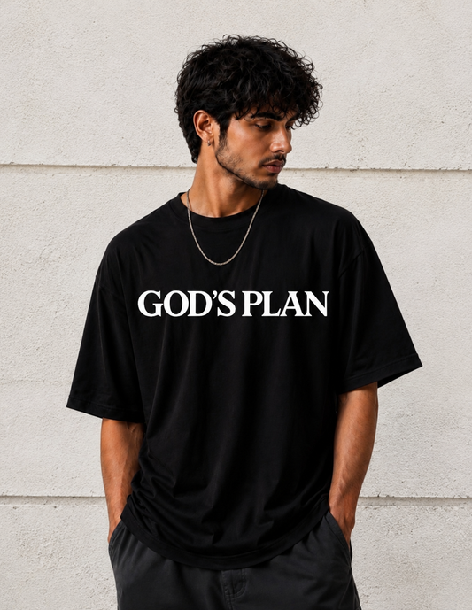Unisex Oversized God"s Plan Tee
