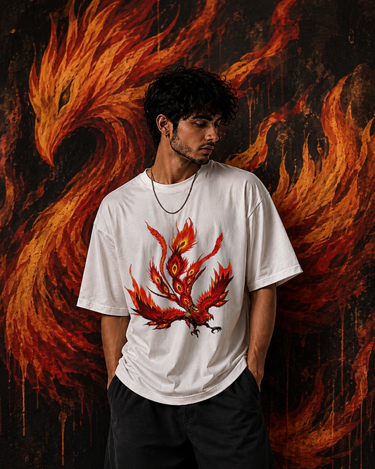 Unisex Dragon Oversized T-Shirt