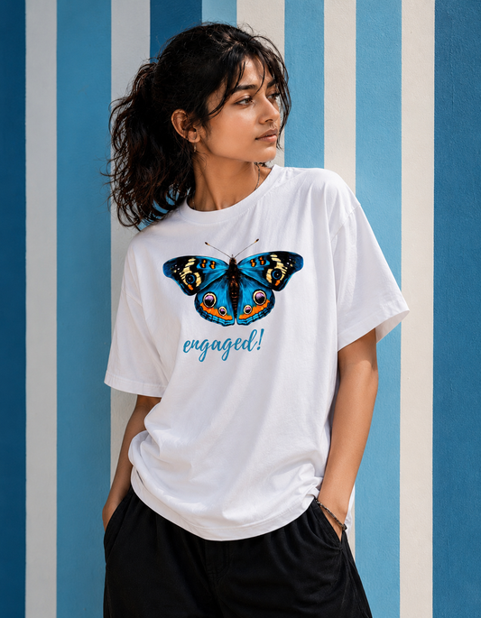 Unisex Oversized Butterfly Classic T-Shirt
