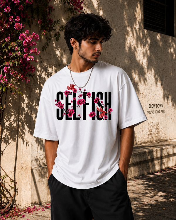 Unisex Selfish Oversized Classic T-Shirt