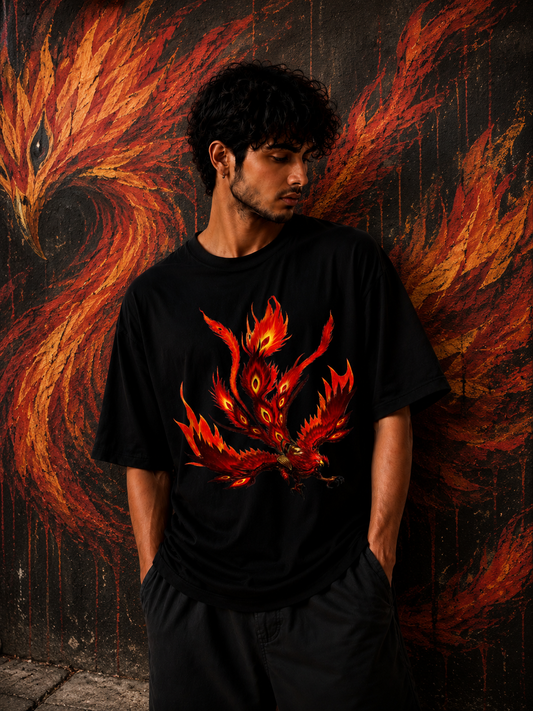 Unisex Dragon Oversized T-Shirt
