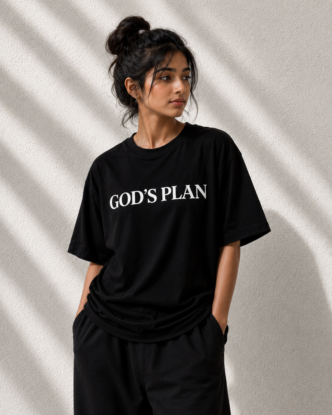 Unisex Oversized God"s Plan Tee