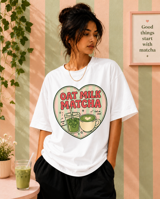 Unisex Matcha Oversized Tee