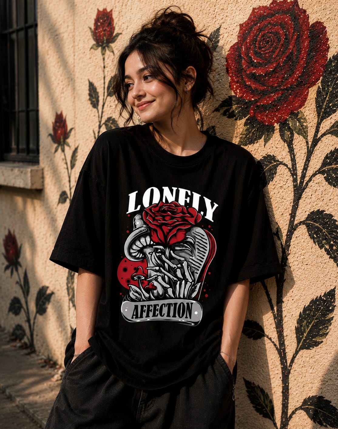 Unisex Lonely Oversized Classic T-Shirt